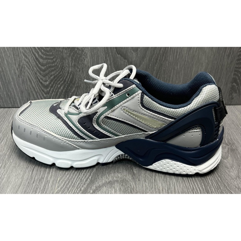 Apex X532 Vtg Style Mens Shoes 8.5 X-Wide Gray Navy Slip Resistant Walking - Picture 4 of 9